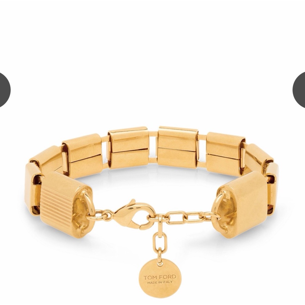 Tom Ford mens Gold Chain Bracelet